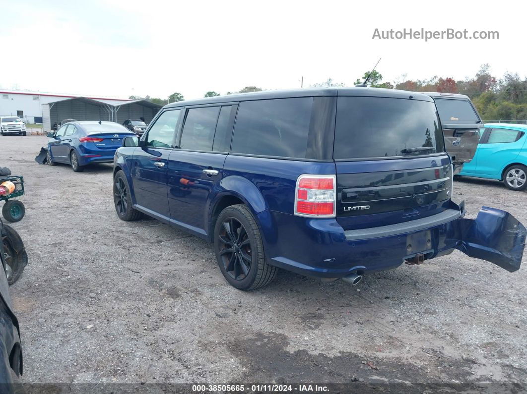 2016 Ford Flex Limited Синий vin: 2FMGK5D81GBA18548