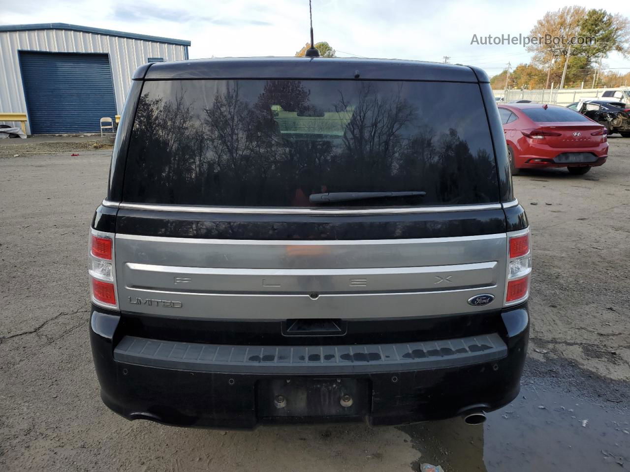 2019 Ford Flex Limited Черный vin: 2FMGK5D81KBA14427