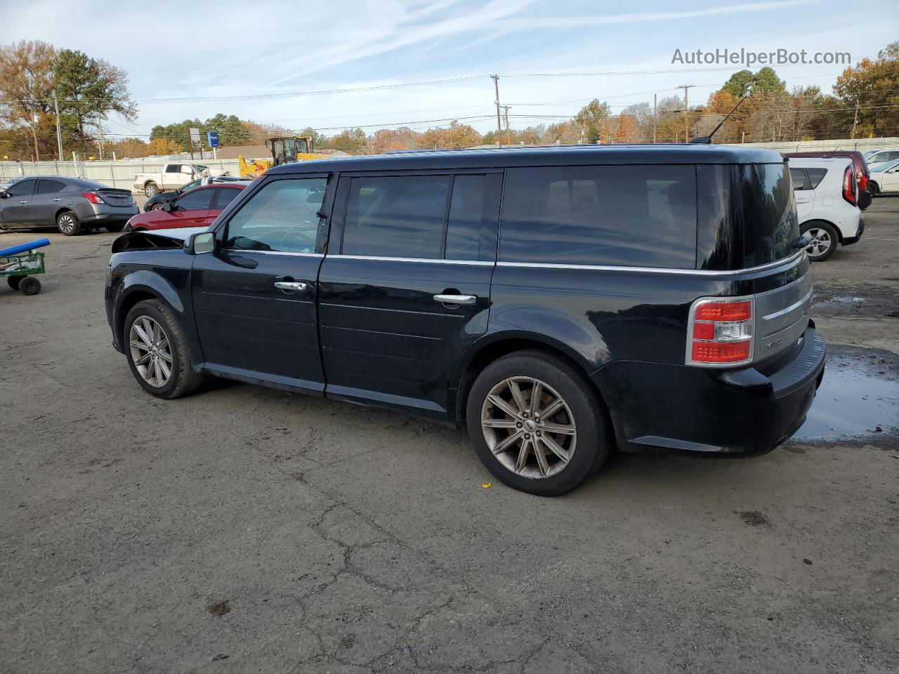 2019 Ford Flex Limited Черный vin: 2FMGK5D81KBA14427