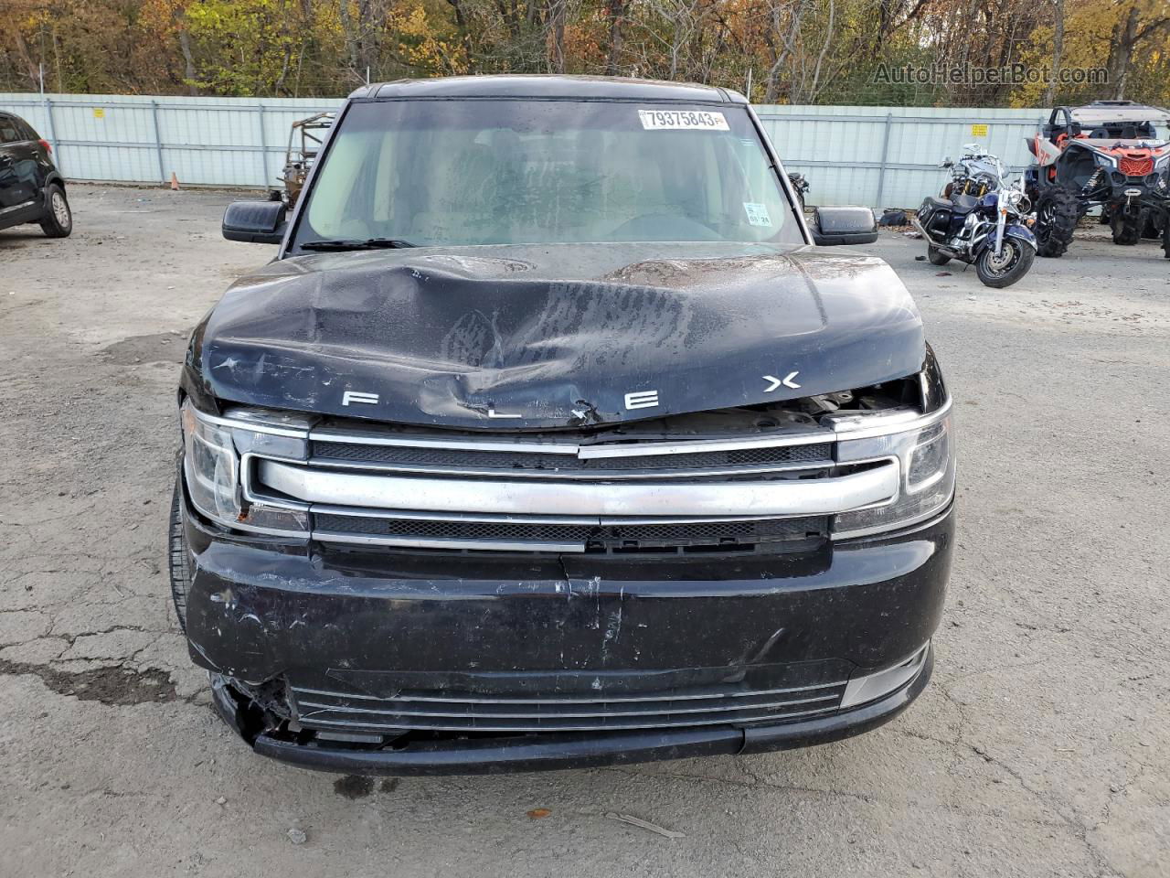 2019 Ford Flex Limited Черный vin: 2FMGK5D81KBA14427