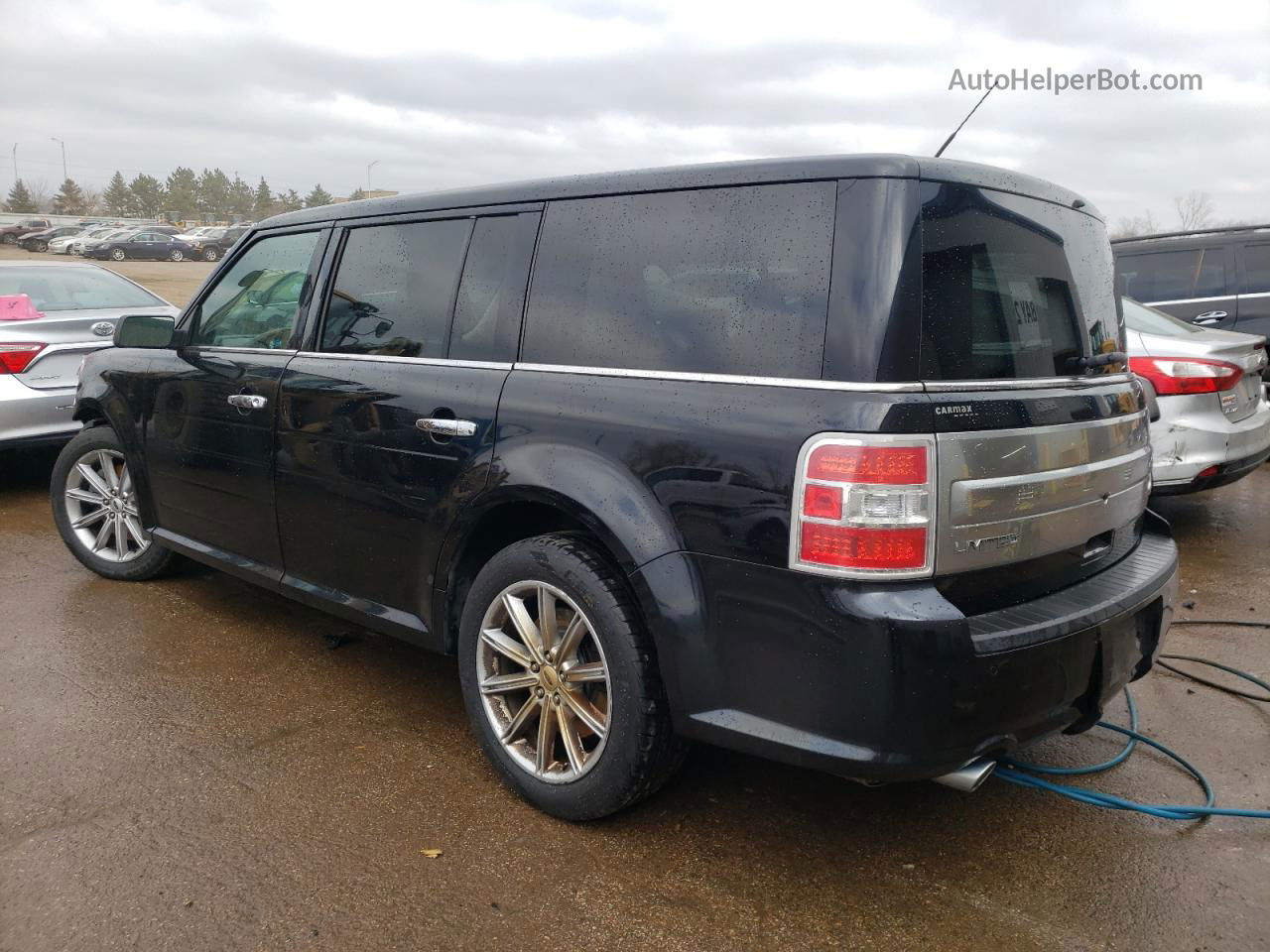 2016 Ford Flex Limited Черный vin: 2FMGK5D82GBA02097