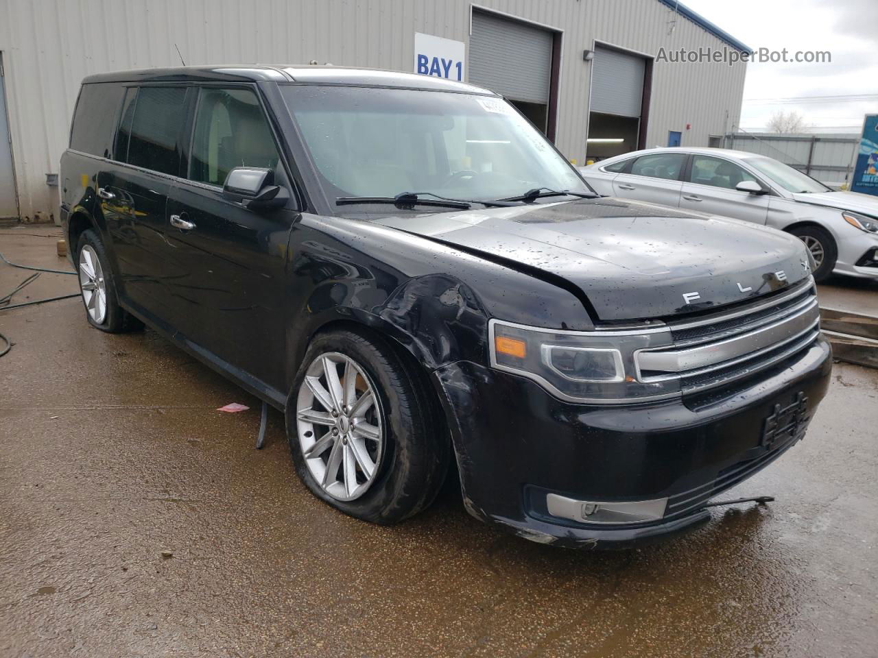 2016 Ford Flex Limited Black vin: 2FMGK5D82GBA02097