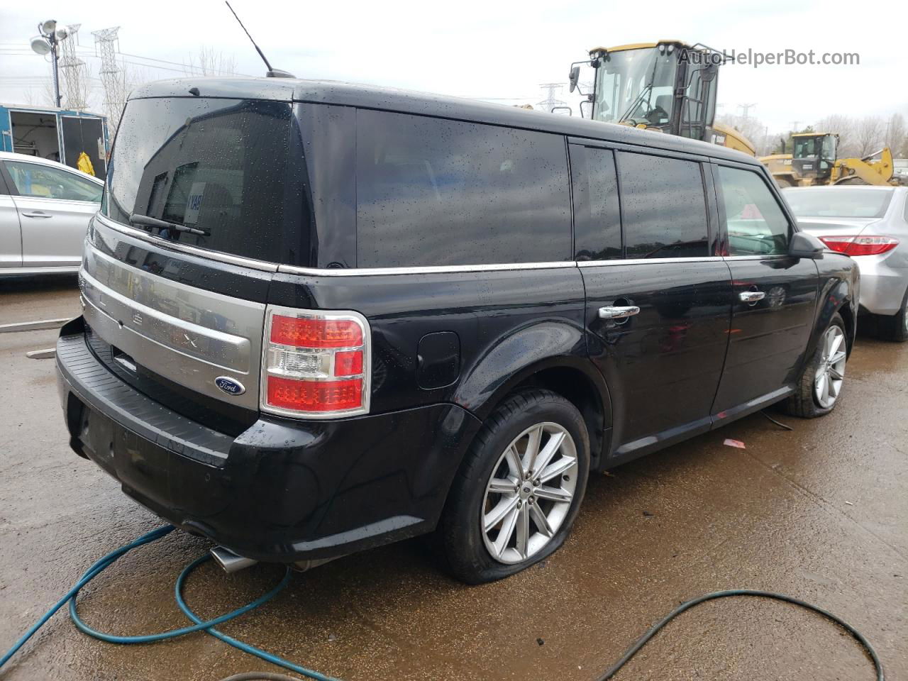 2016 Ford Flex Limited Черный vin: 2FMGK5D82GBA02097