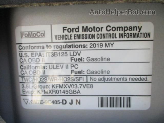 2019 Ford Flex Limited Silver vin: 2FMGK5D82KBA08331