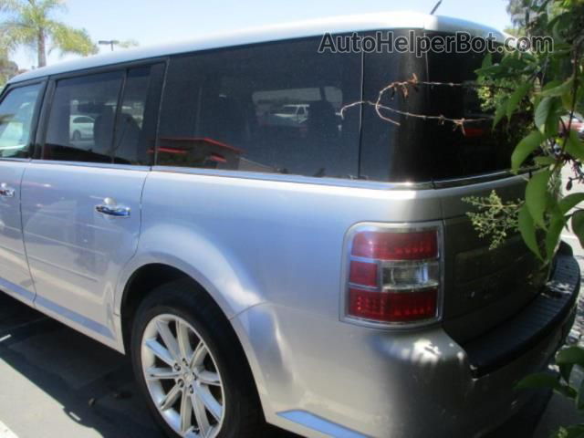 2019 Ford Flex Limited Silver vin: 2FMGK5D82KBA08331