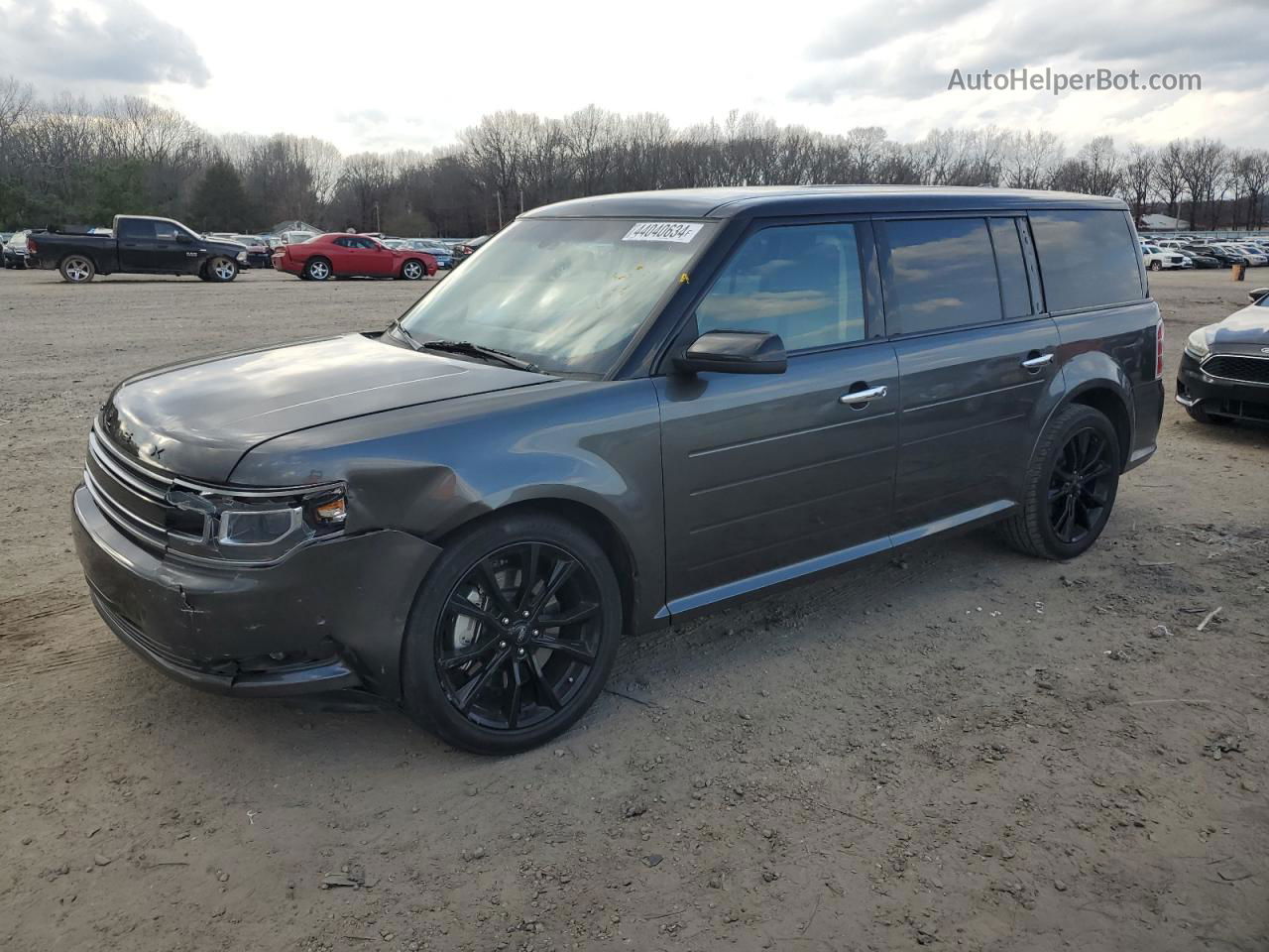 2019 Ford Flex Limited Charcoal vin: 2FMGK5D83KBA07723