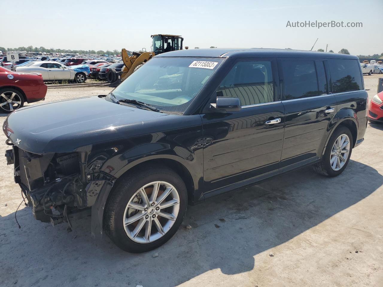 2019 Ford Flex Limited Черный vin: 2FMGK5D83KBA22478