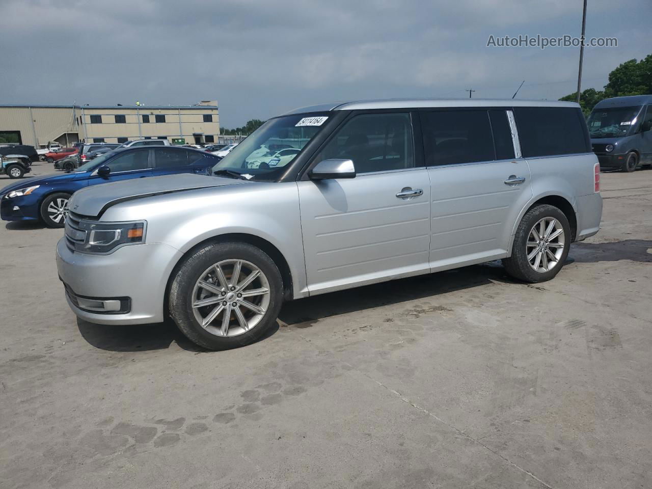 2019 Ford Flex Limited Серебряный vin: 2FMGK5D85KBA29819