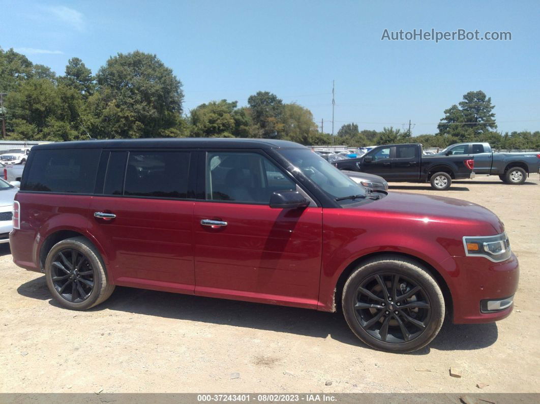 2019 Ford Flex Limited Бордовый vin: 2FMGK5D86KBA25956