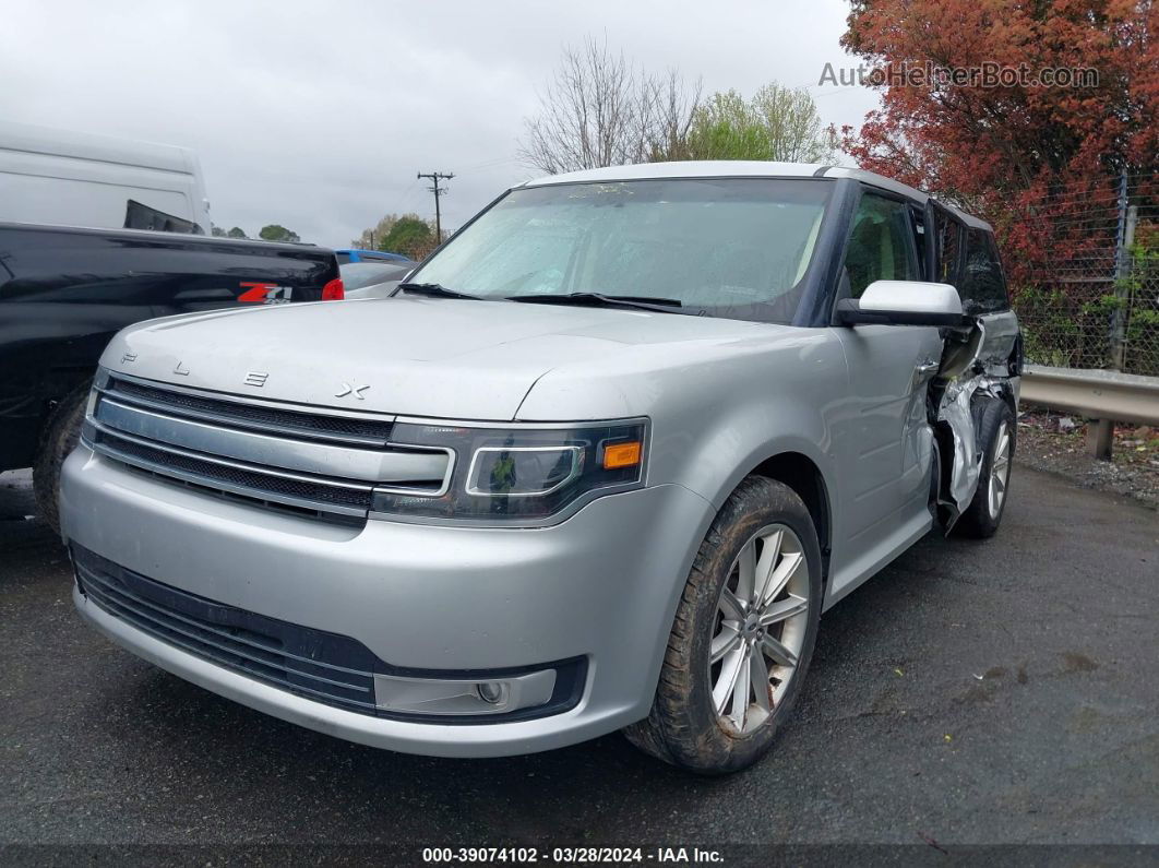 2019 Ford Flex Limited Silver vin: 2FMGK5D86KBA35418