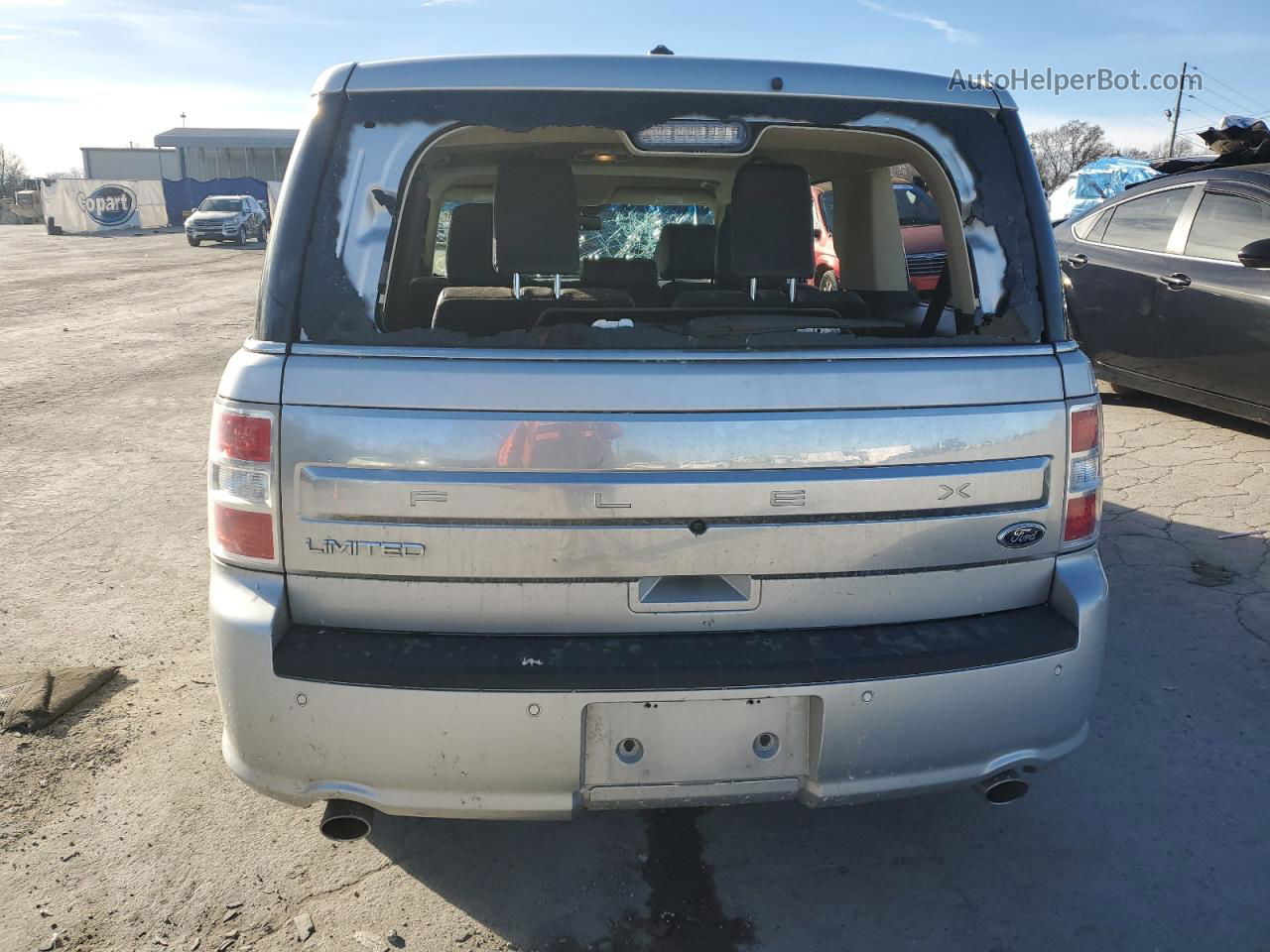 2016 Ford Flex Limited Серый vin: 2FMGK5D87GBA02239