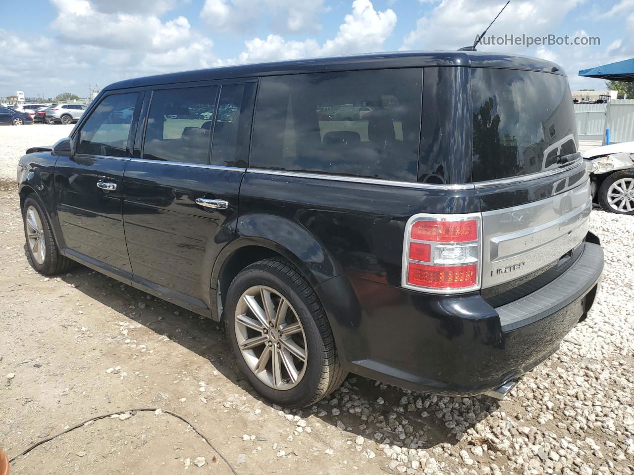 2019 Ford Flex Limited Черный vin: 2FMGK5D87KBA04033