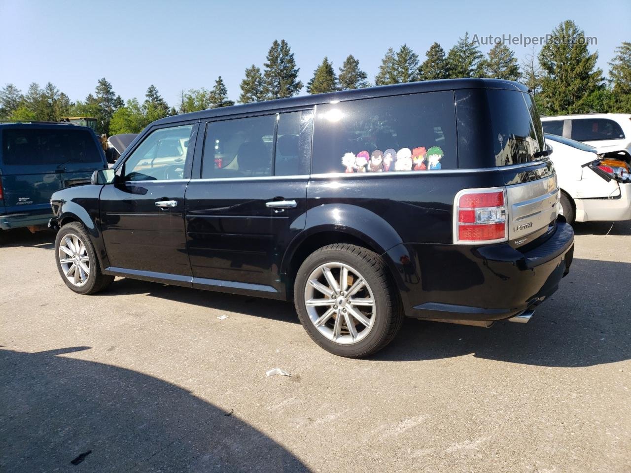 2019 Ford Flex Limited Black vin: 2FMGK5D87KBA29319