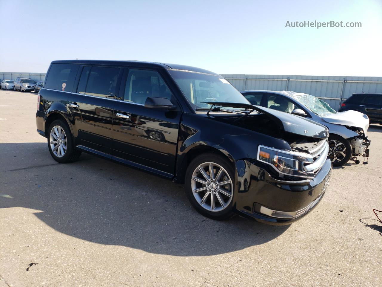 2019 Ford Flex Limited Black vin: 2FMGK5D87KBA29319