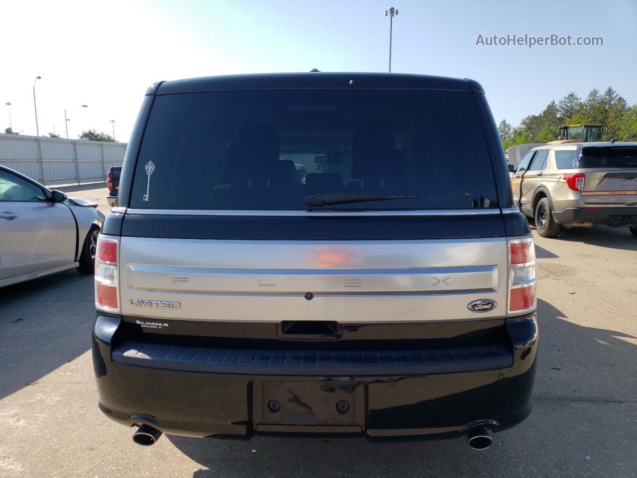 2019 Ford Flex Limited Black vin: 2FMGK5D87KBA29319