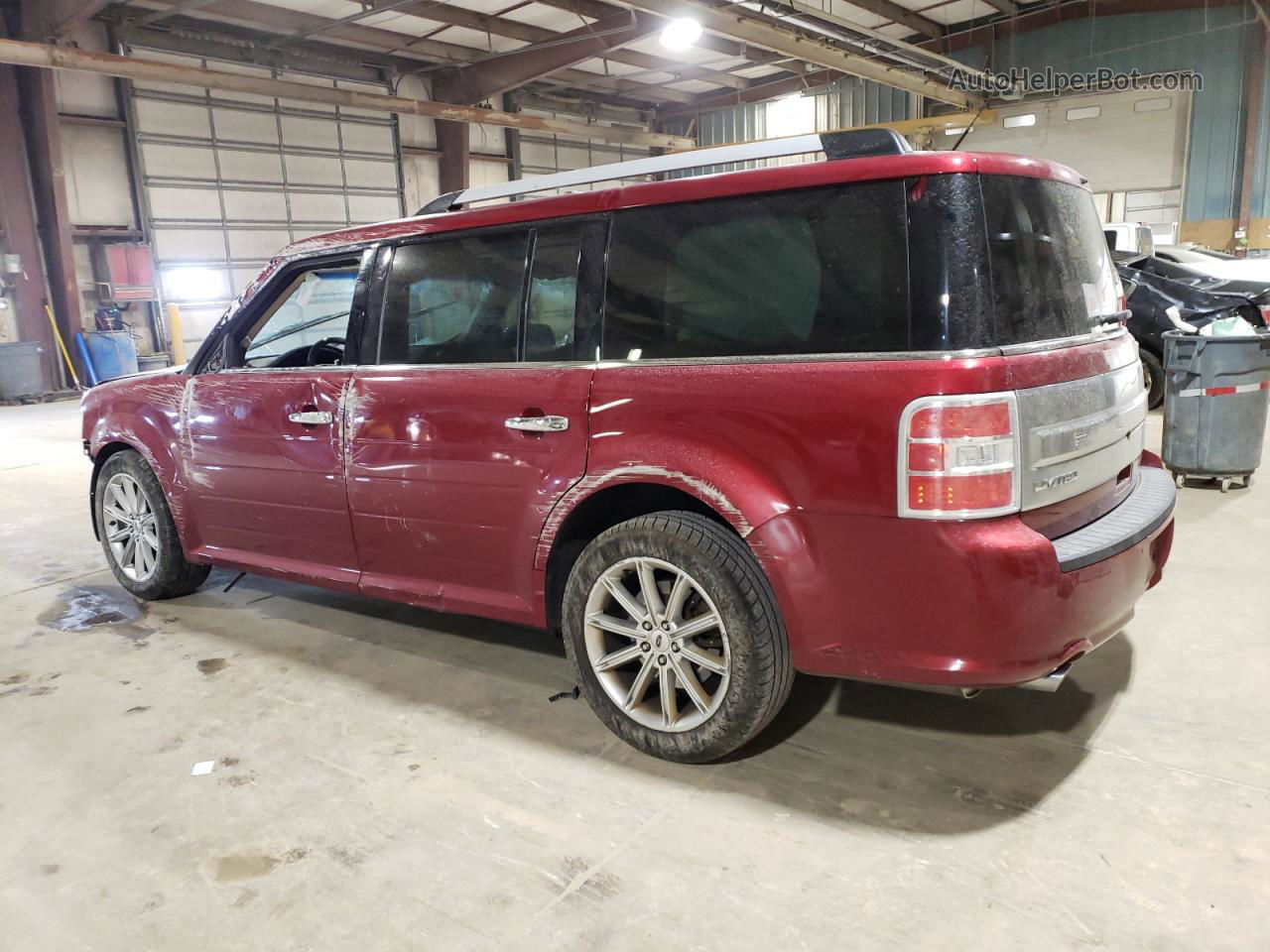 2019 Ford Flex Limited Красный vin: 2FMGK5D89KBA16605