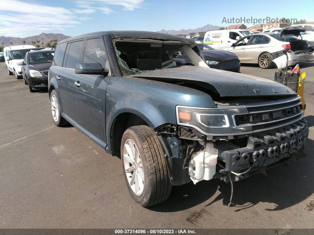 2016 Ford Flex Limited Blue vin: 2FMGK5D8XGBA01215