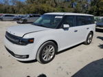 2019 Ford Flex Limited White vin: 2FMGK5D8XKBA35289