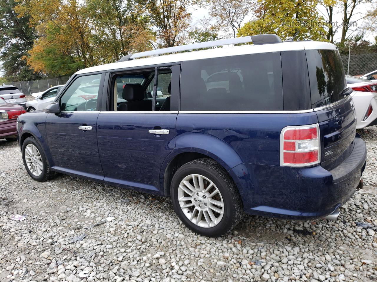 2016 Ford Flex Sel Синий vin: 2FMHK6C80GBA16950