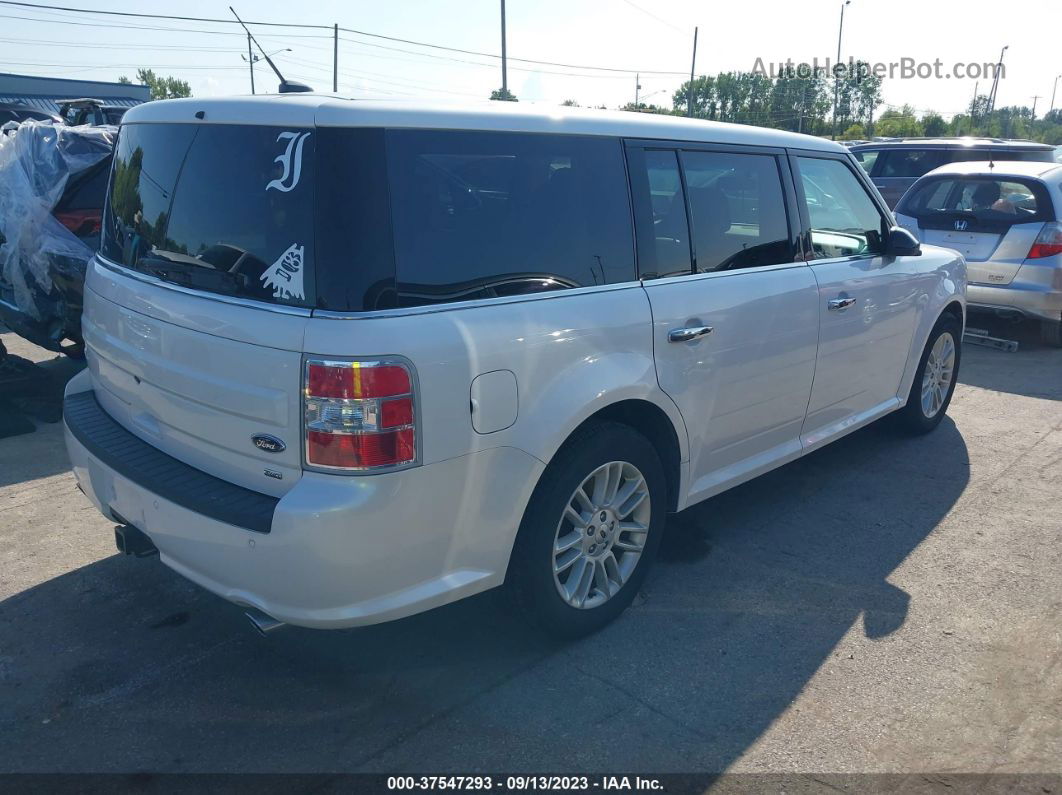 2016 Ford Flex Sel White vin: 2FMHK6C80GBA20741