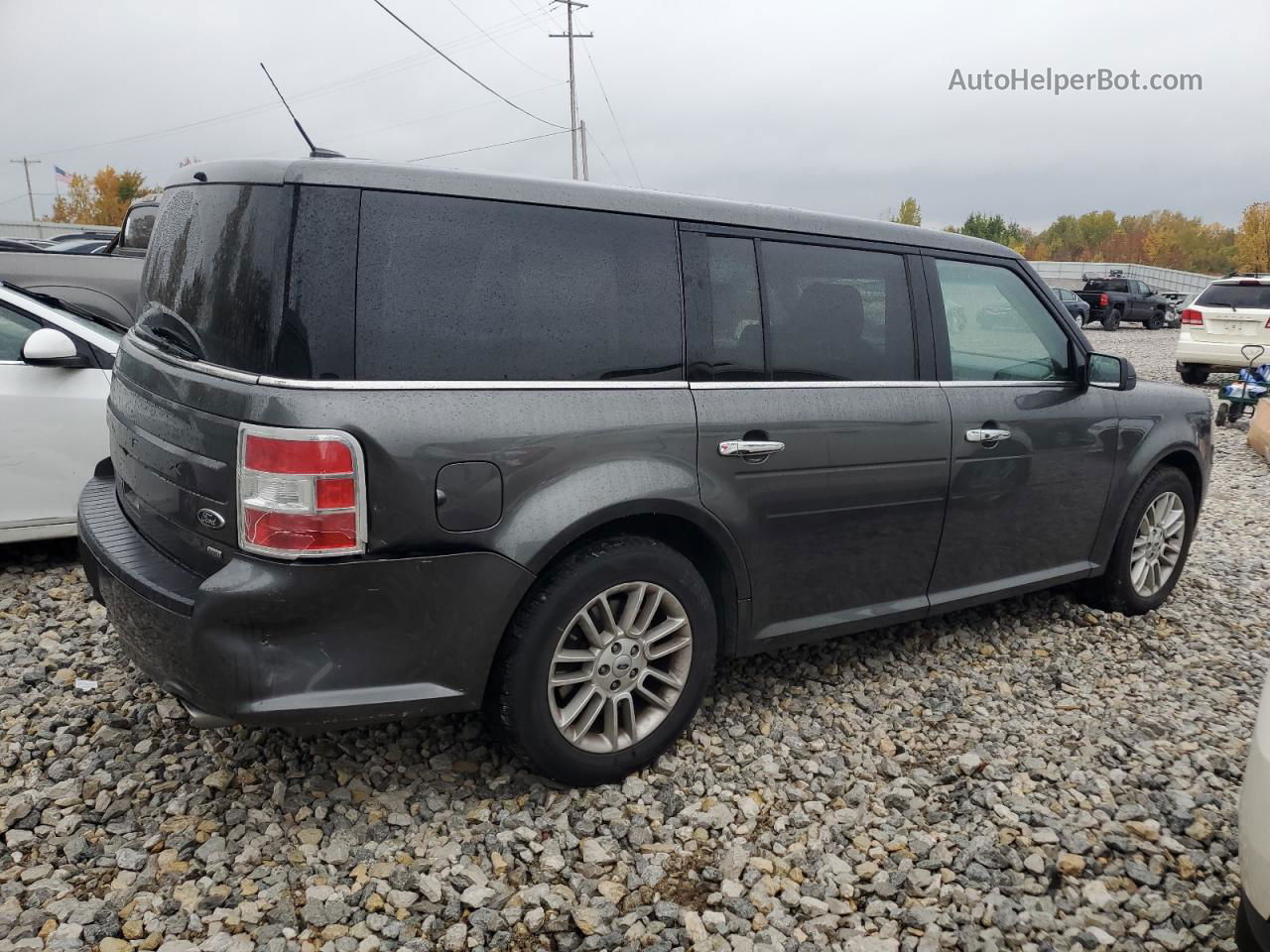 2016 Ford Flex Sel Серый vin: 2FMHK6C80GBA21971