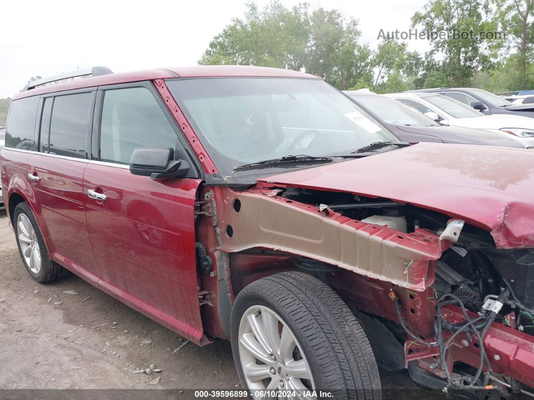 2019 Ford Flex Sel Red vin: 2FMHK6C80KBA07819