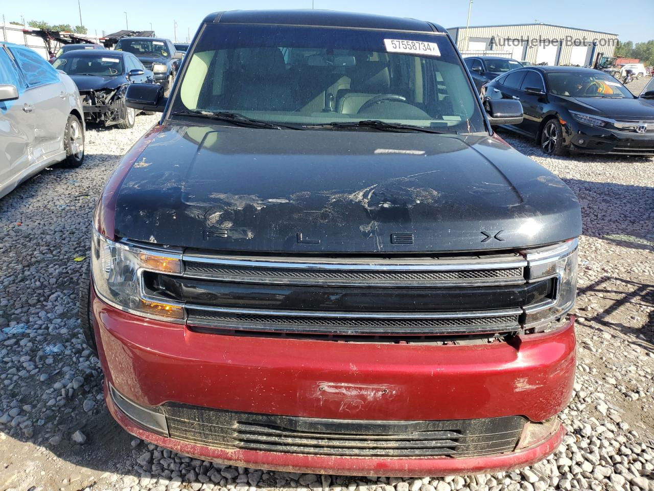 2019 Ford Flex Sel Red vin: 2FMHK6C81KBA26041