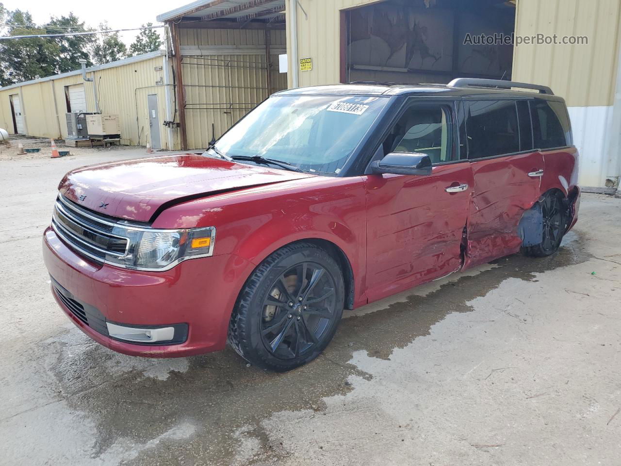 2019 Ford Flex Sel Красный vin: 2FMHK6C83KBA36666