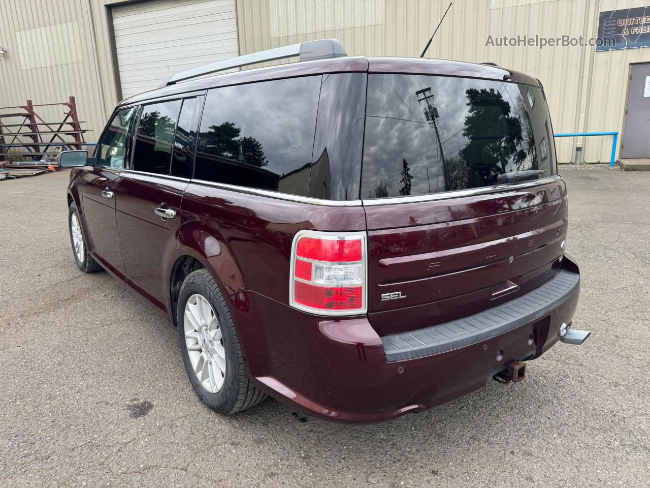 2019 Ford Flex Sel Red vin: 2FMHK6C84KBA00906