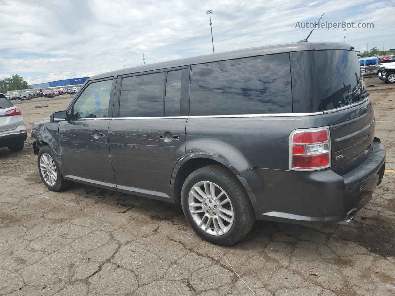 2019 Ford Flex Sel Серый vin: 2FMHK6C84KBA32478