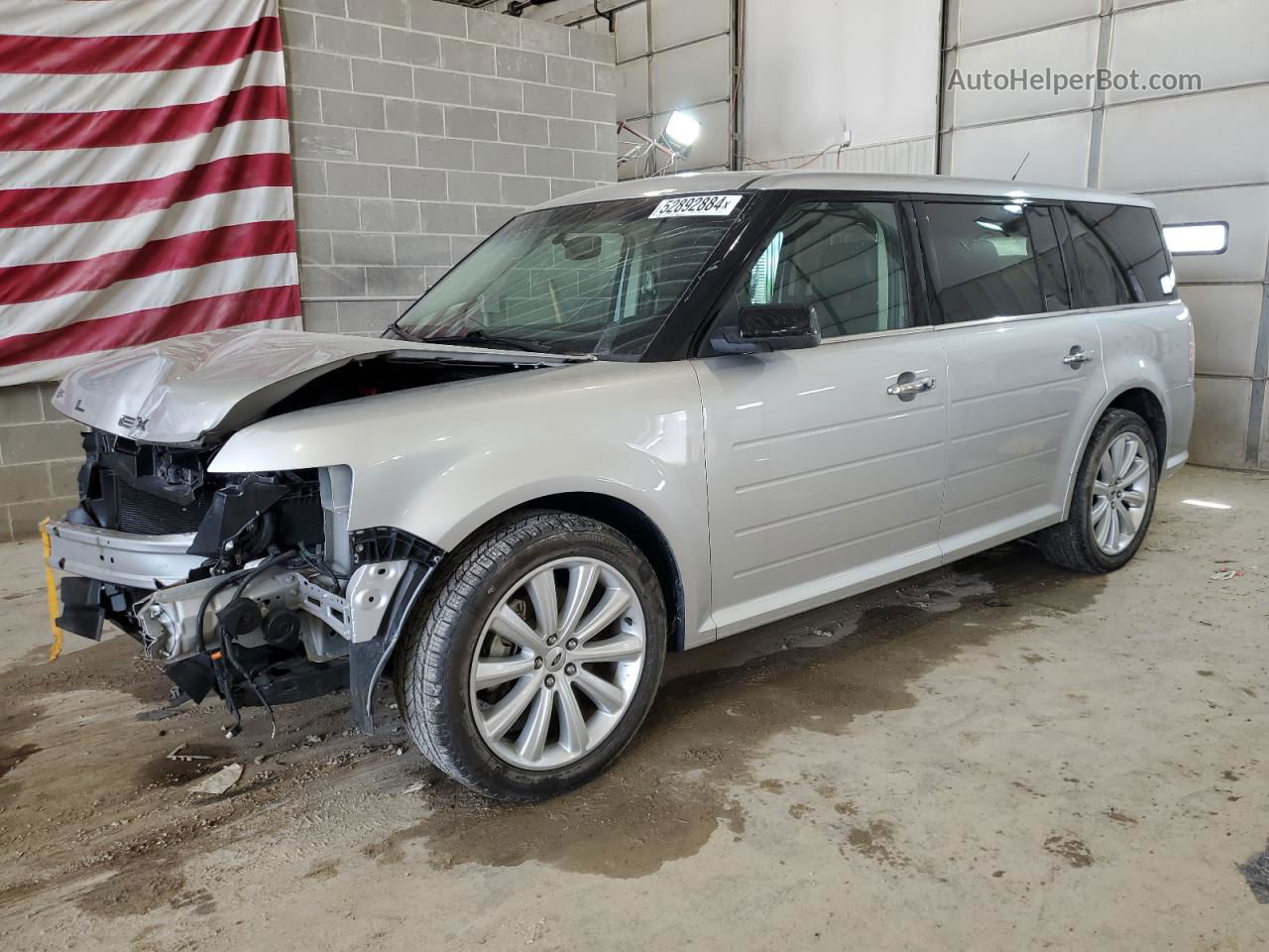 2019 Ford Flex Sel Серый vin: 2FMHK6C85KBA13535