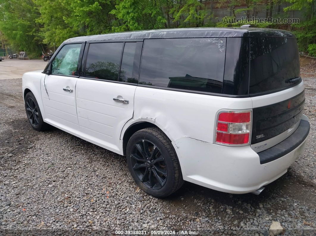 2019 Ford Flex Sel White vin: 2FMHK6C86KBA04665