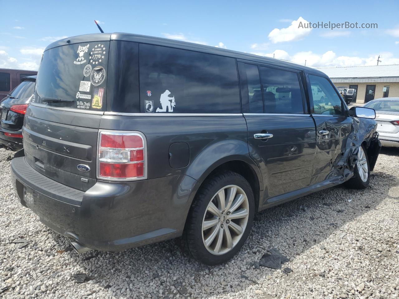 2019 Ford Flex Sel Серый vin: 2FMHK6C86KBA07226