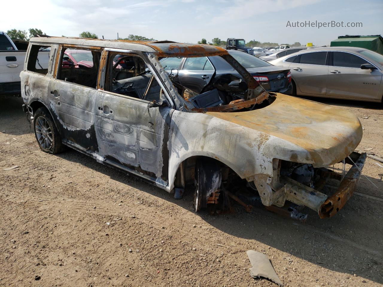 2019 Ford Flex Sel Burn vin: 2FMHK6C86KBA30554