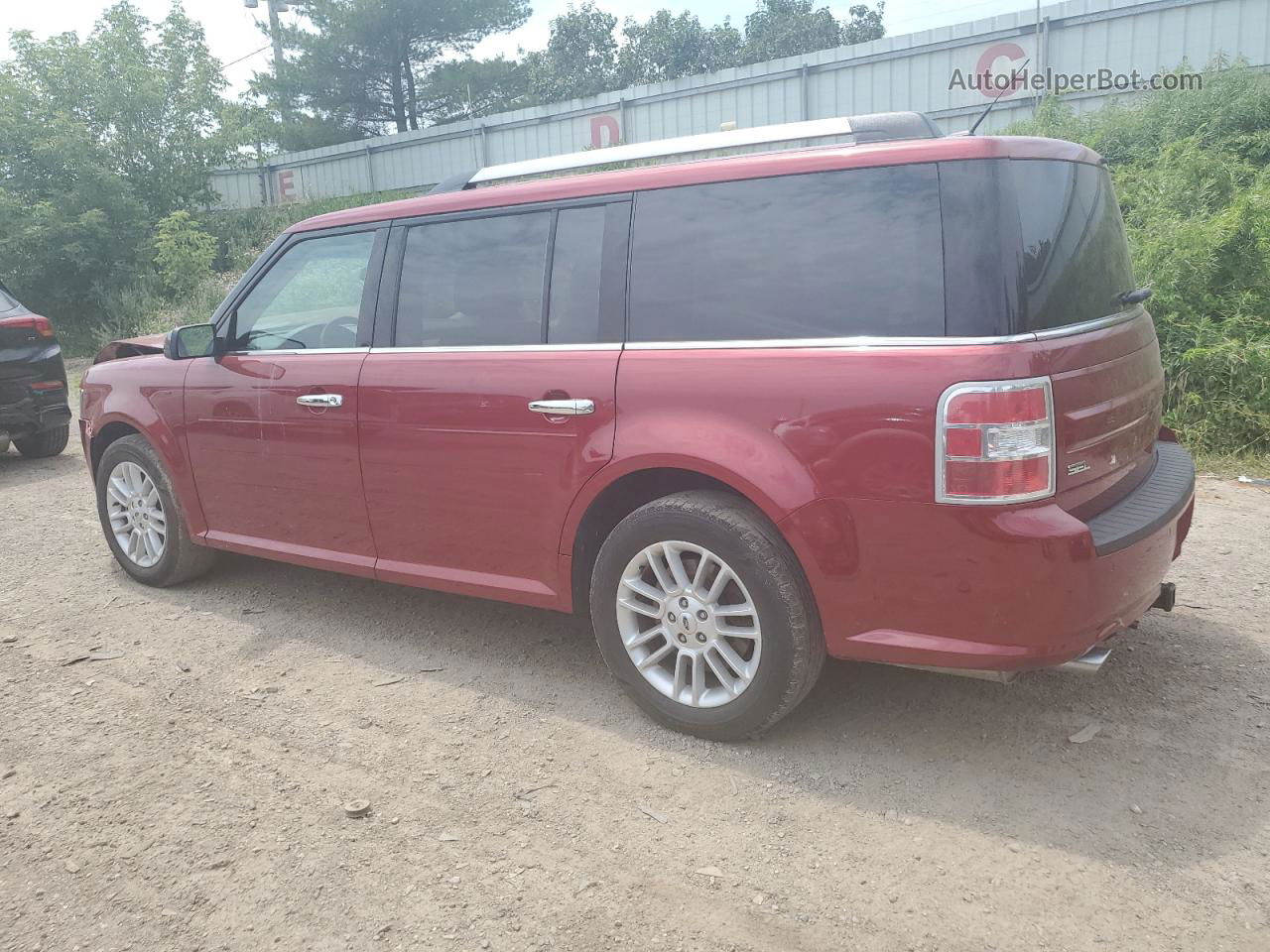 2019 Ford Flex Sel Red vin: 2FMHK6C86KBA31722