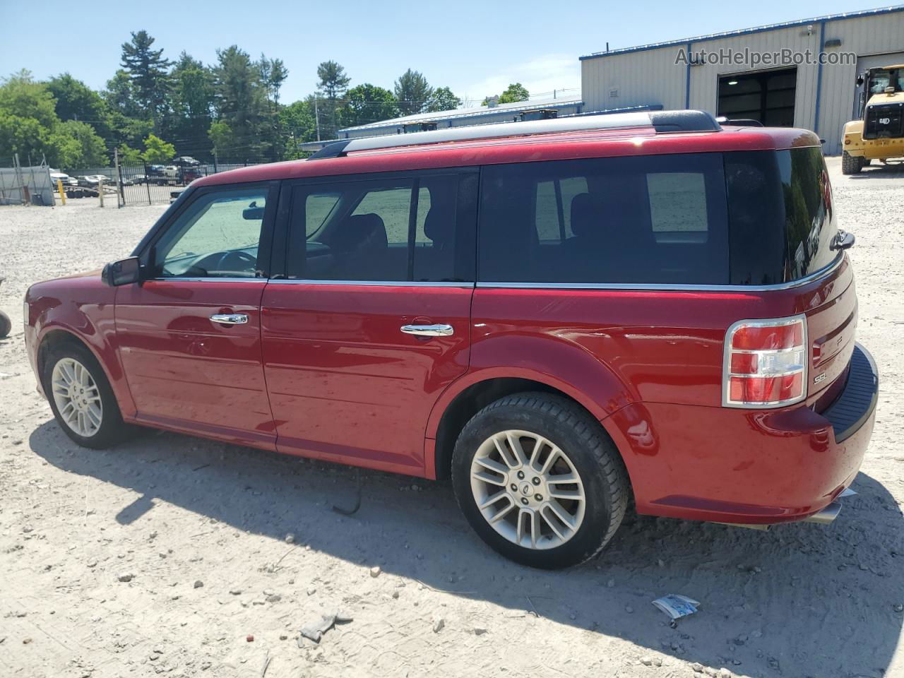 2019 Ford Flex Sel Red vin: 2FMHK6C87KBA30773