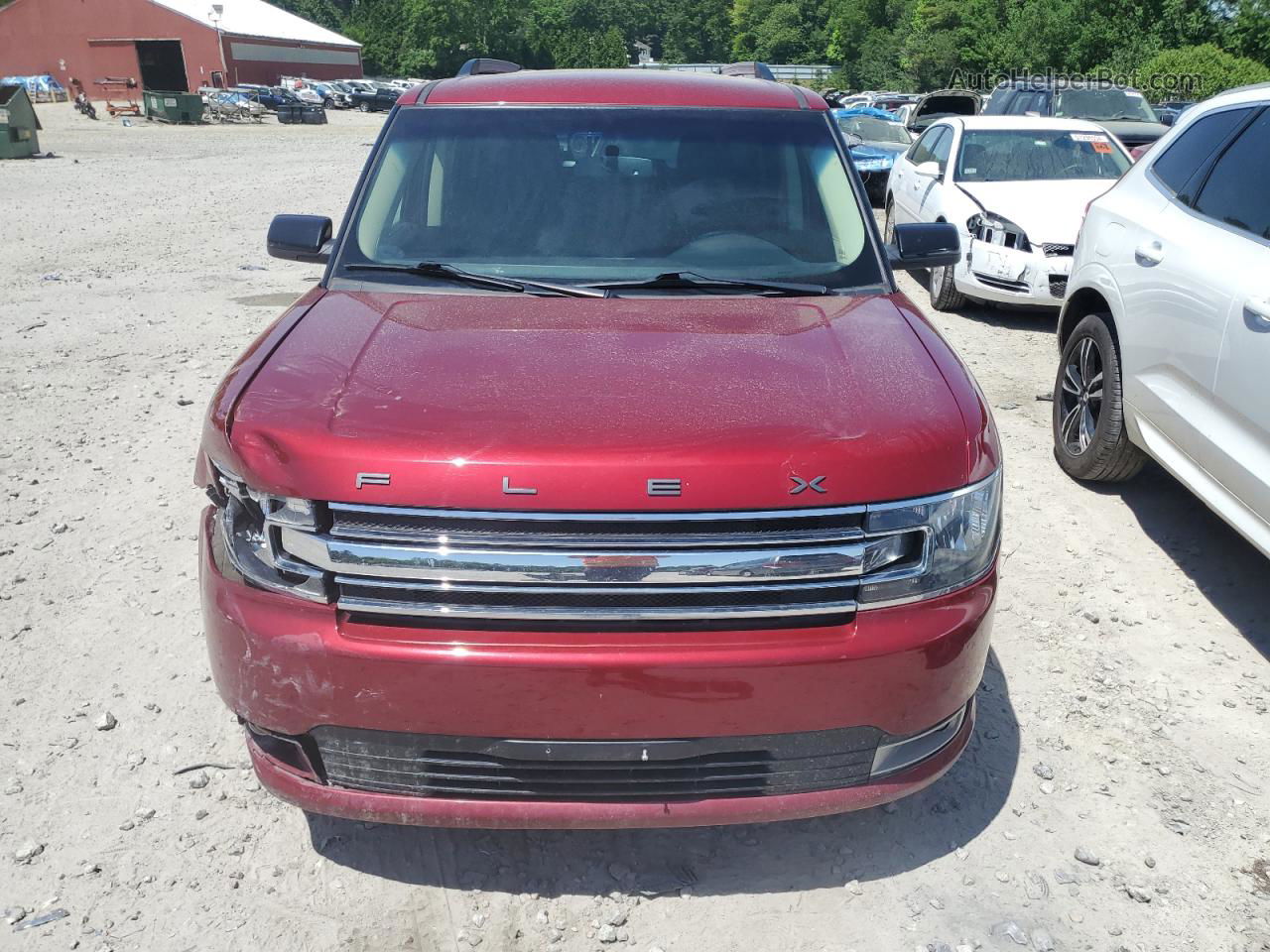 2019 Ford Flex Sel Красный vin: 2FMHK6C87KBA30773