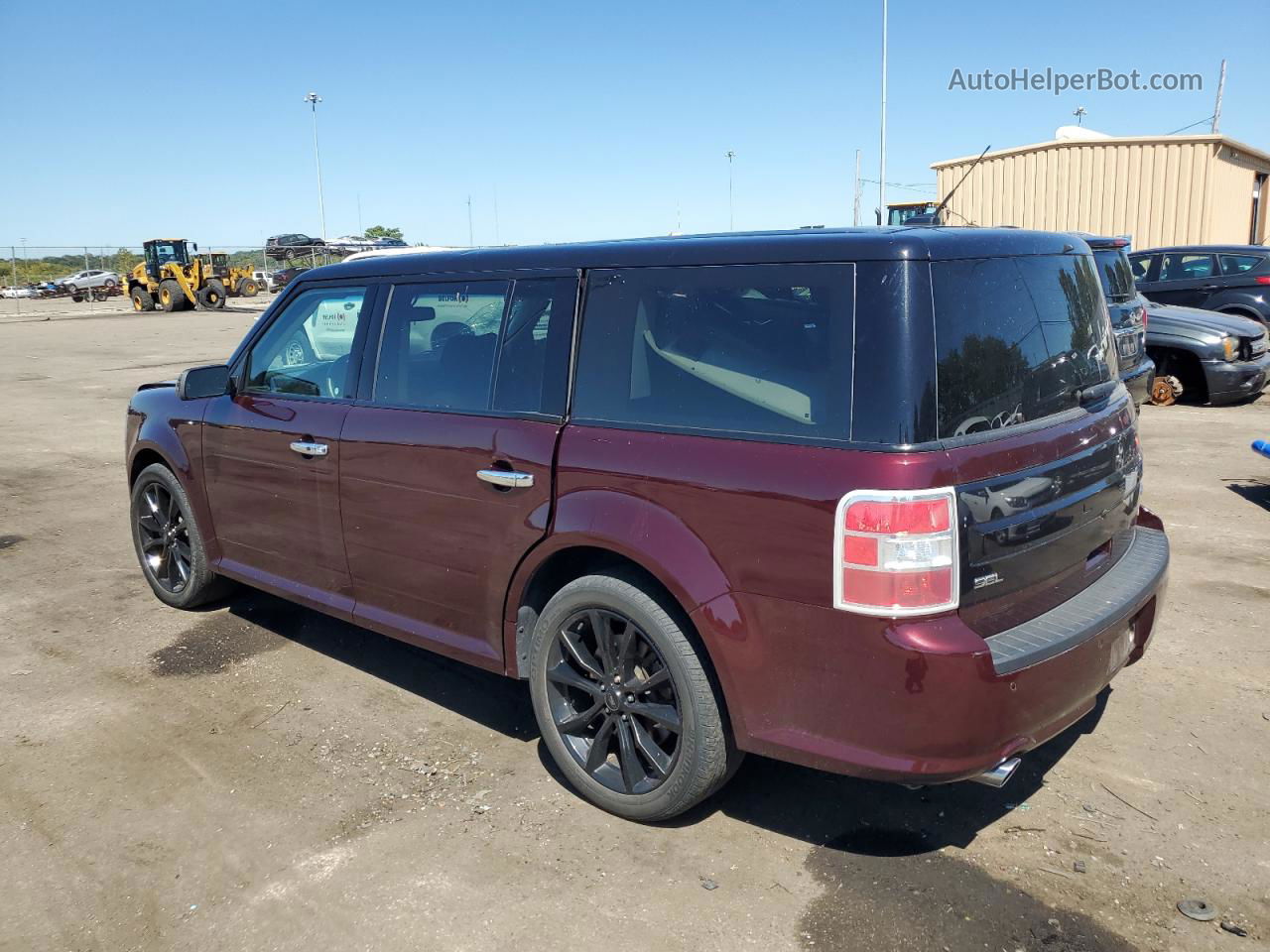 2019 Ford Flex Sel Темно-бордовый vin: 2FMHK6C88KBA19913