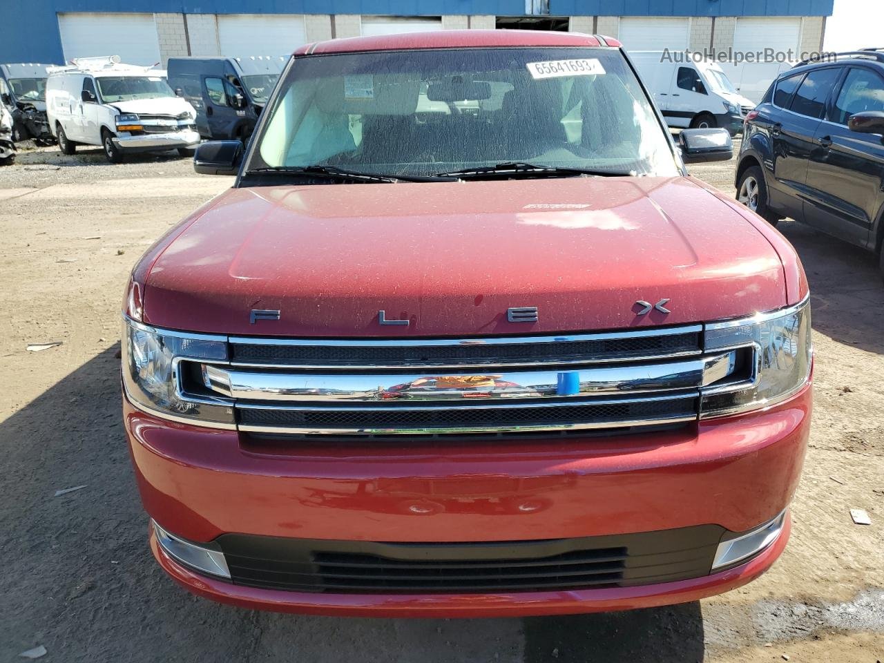 2019 Ford Flex Sel Red vin: 2FMHK6C89KBA22223