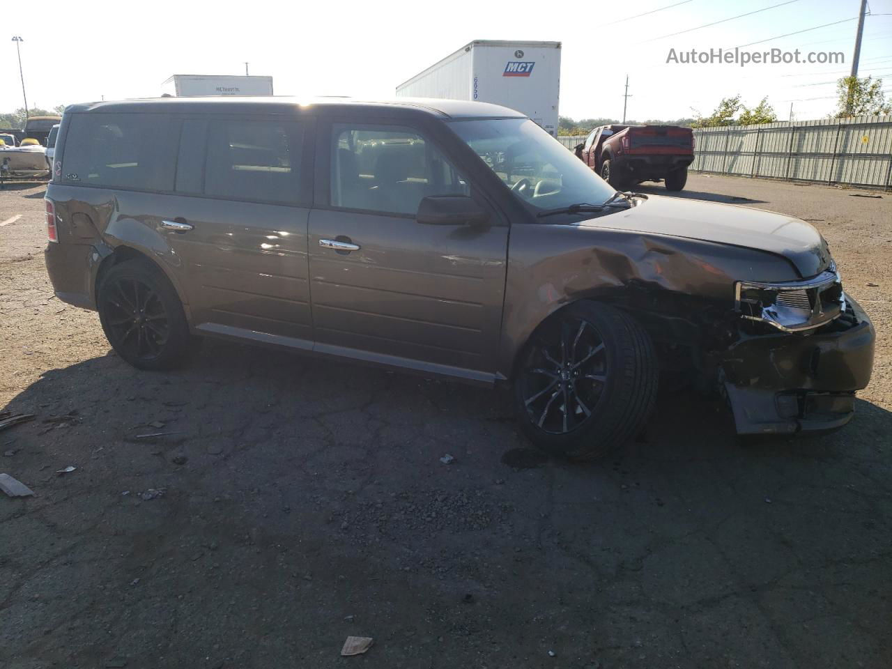 2019 Ford Flex Sel Золотой vin: 2FMHK6C89KBA27423