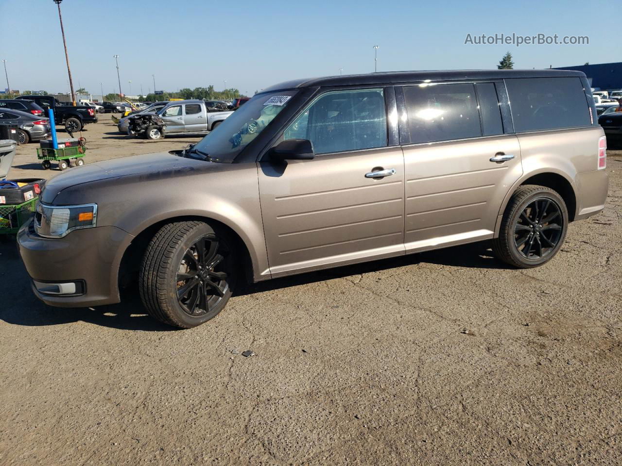 2019 Ford Flex Sel Золотой vin: 2FMHK6C89KBA27423