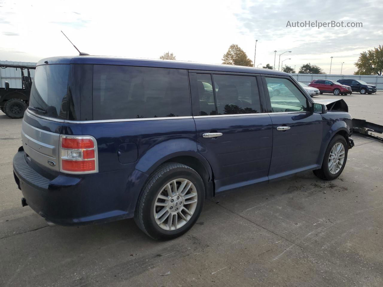 2016 Ford Flex Limited Синий vin: 2FMHK6D80GBA03047