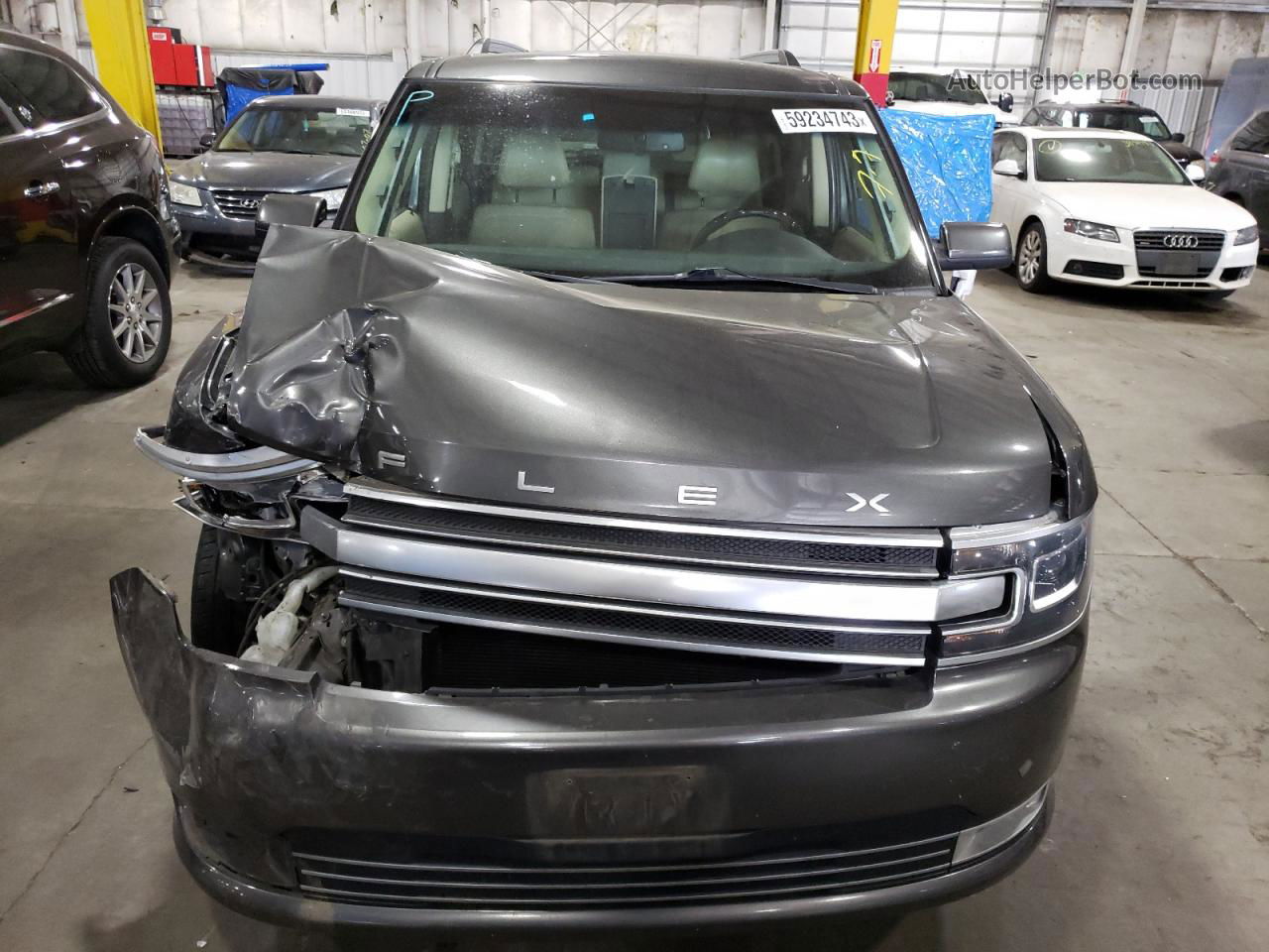 2016 Ford Flex Limited Gray vin: 2FMHK6D80GBA11732