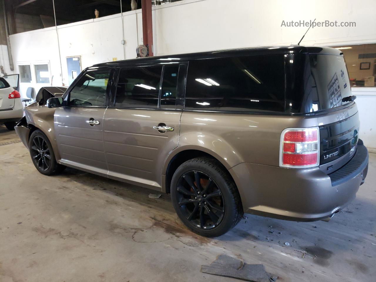 2019 Ford Flex Limited Brown vin: 2FMHK6D82KBA23602