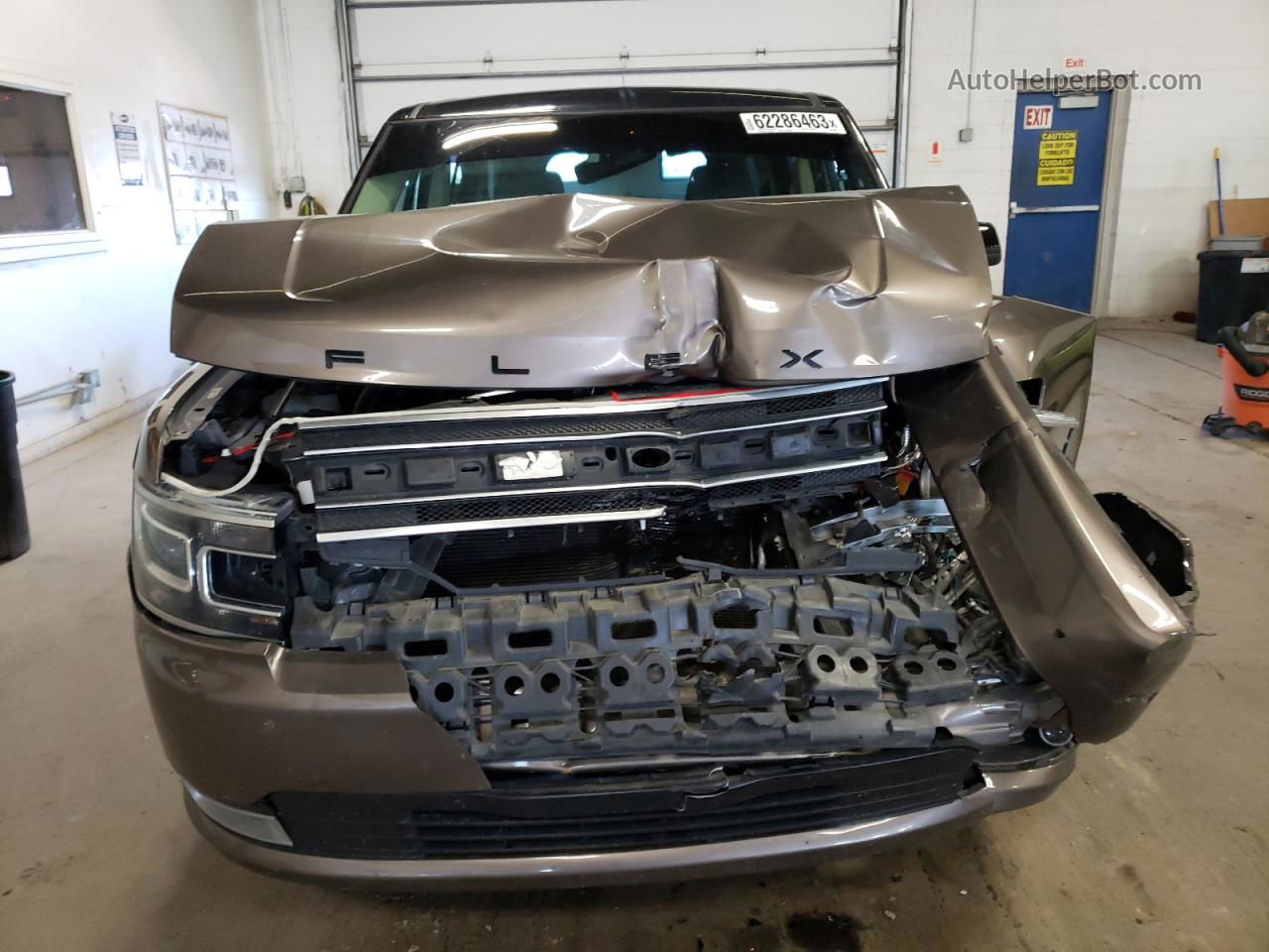 2019 Ford Flex Limited Brown vin: 2FMHK6D82KBA23602