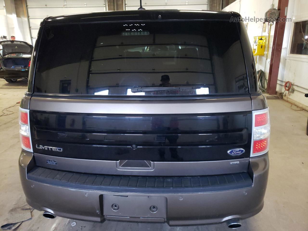 2019 Ford Flex Limited Brown vin: 2FMHK6D82KBA23602