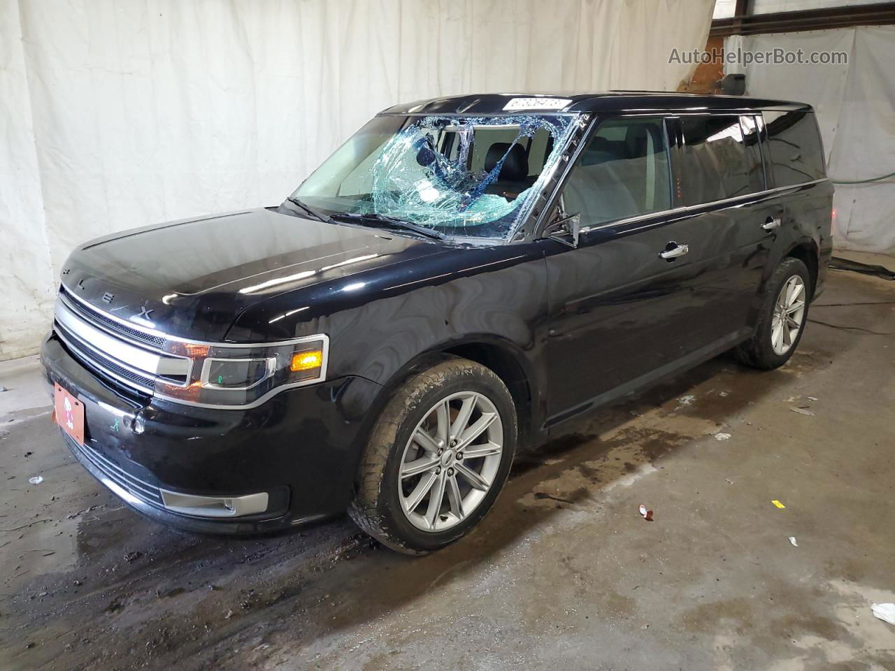 2019 Ford Flex Limited Черный vin: 2FMHK6D82KBA30212