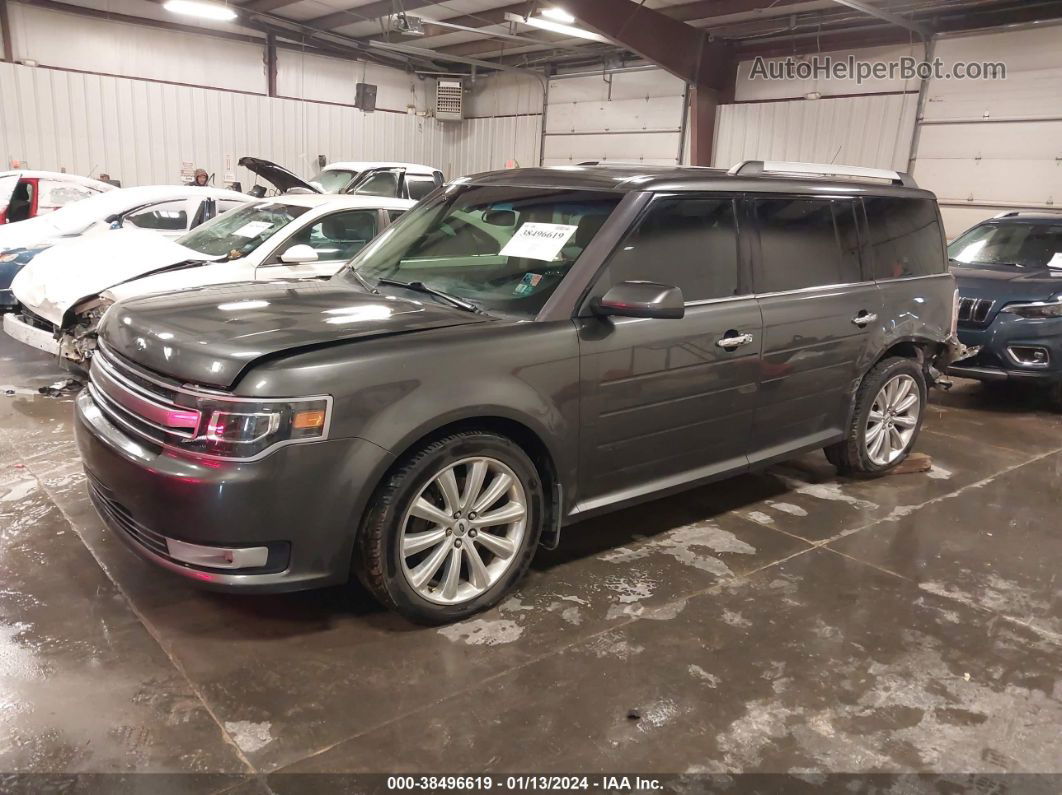 2016 Ford Flex Limited Серый vin: 2FMHK6D84GBA10907