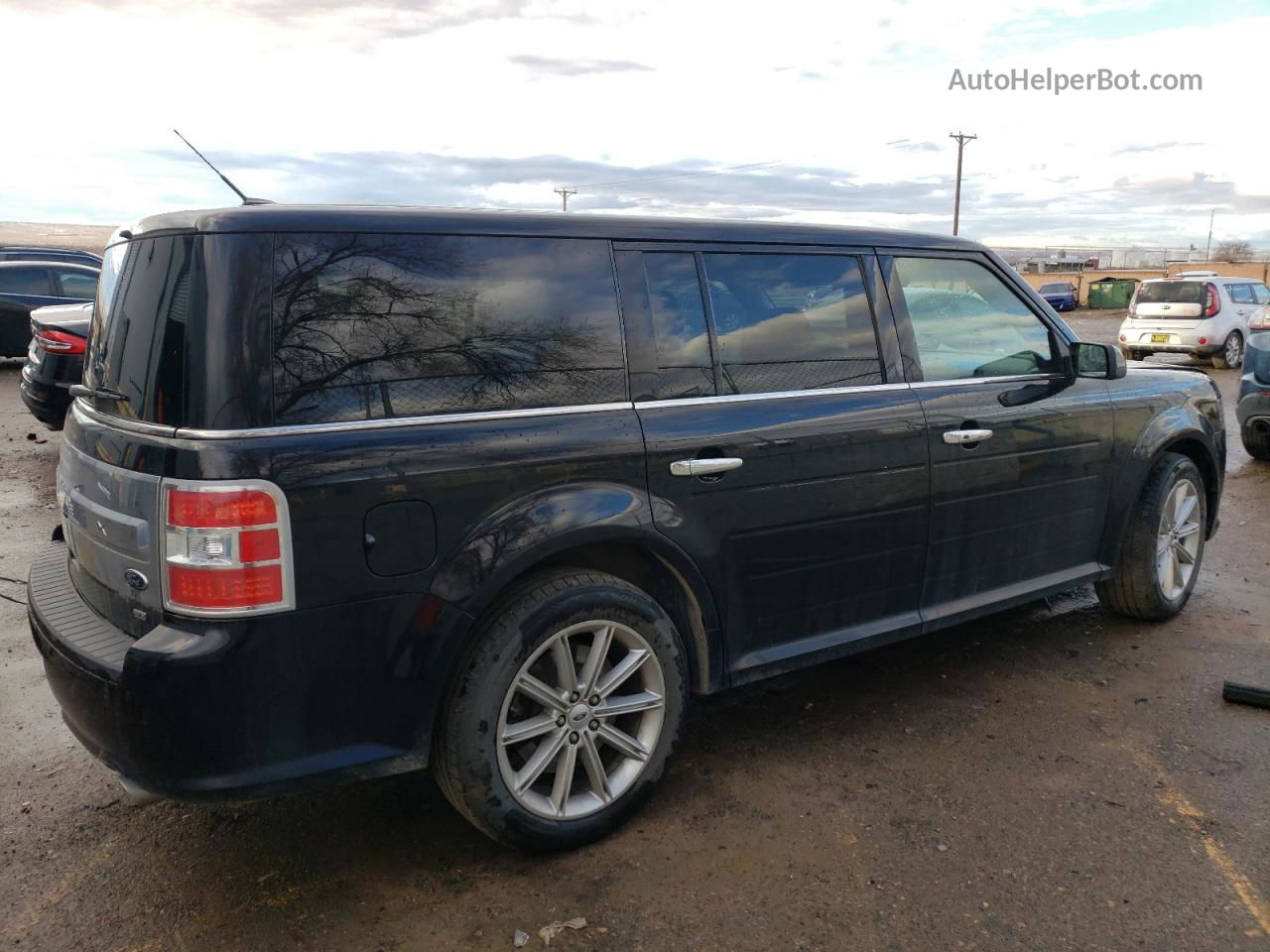 2019 Ford Flex Limited Черный vin: 2FMHK6D86KBA35817