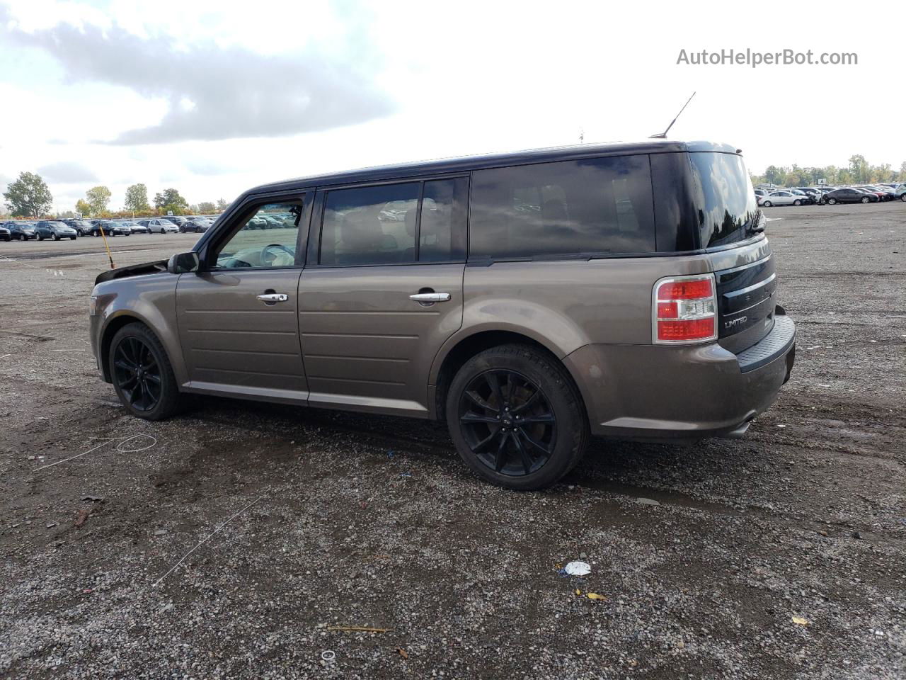 2019 Ford Flex Limited Brown vin: 2FMHK6D89KBA09065